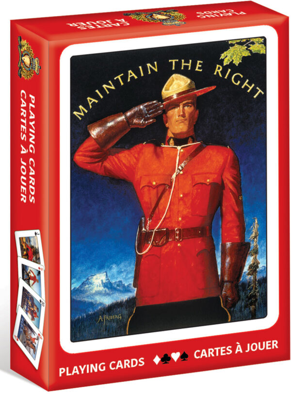 Card game Eurographics Gendarmerie royale du Canada jeu de cartes à jouer playing cards