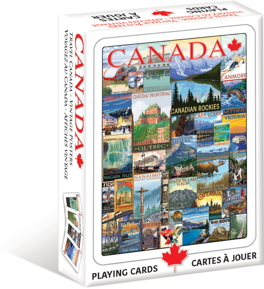 Voyagez Canada jeu de cartes à jouer playing cards