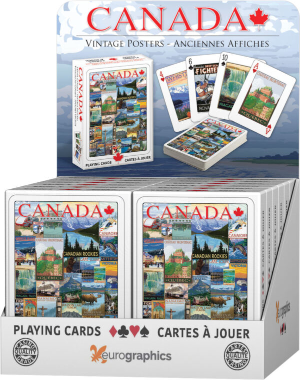 Voyagez Canada jeu de cartes à jouer playing cards