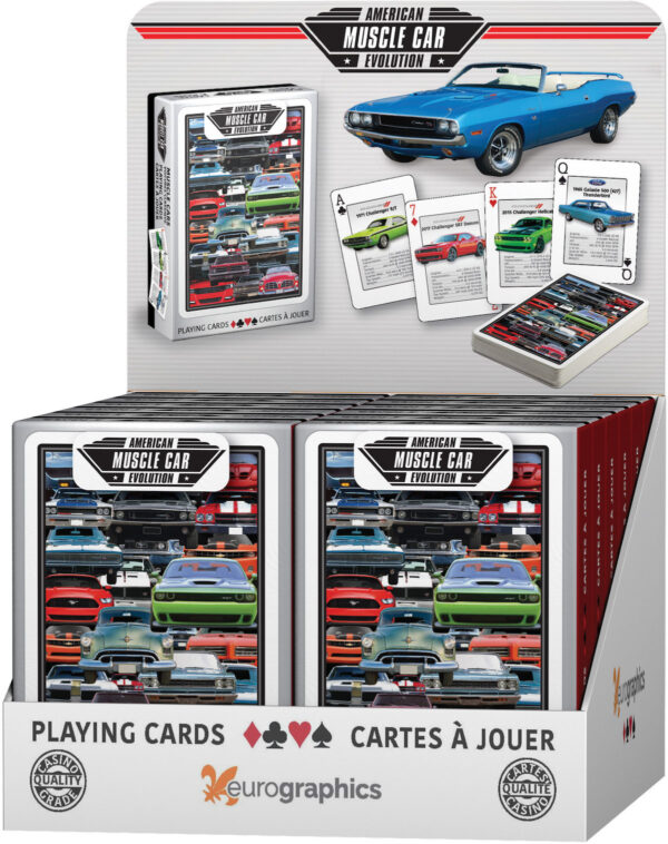 Standard Playing Card Decks Muscle Cars jeu de cartes à jouer playing cards cars