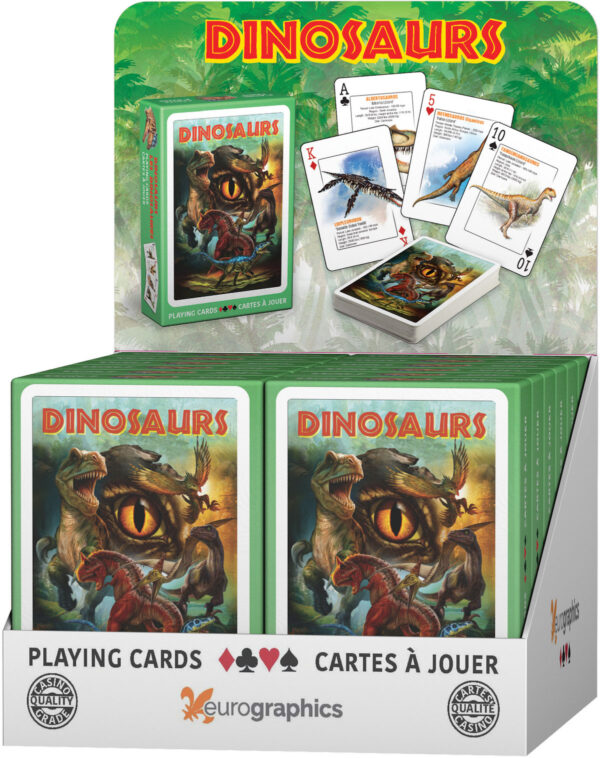 playing cards Dinosaures cartes à jouer