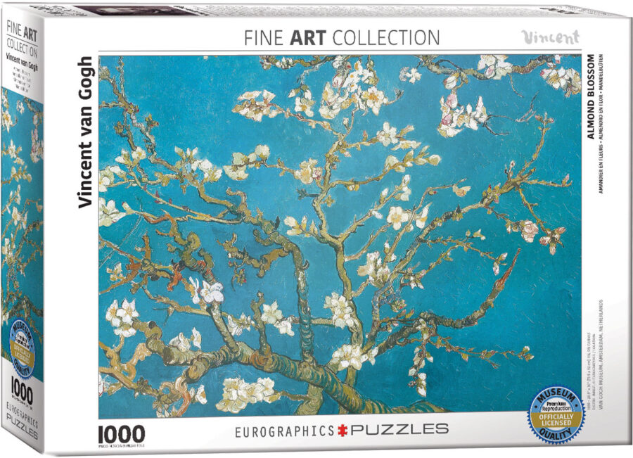 Amande fleurie, Puzzle 1000 pieces Puzzles pour adultes casse tete Jigsaw puzzle jeu de societe puzzle jeu jouets