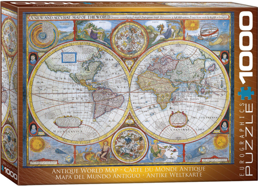 Carte du monde antique, Puzzle 1000 pièces