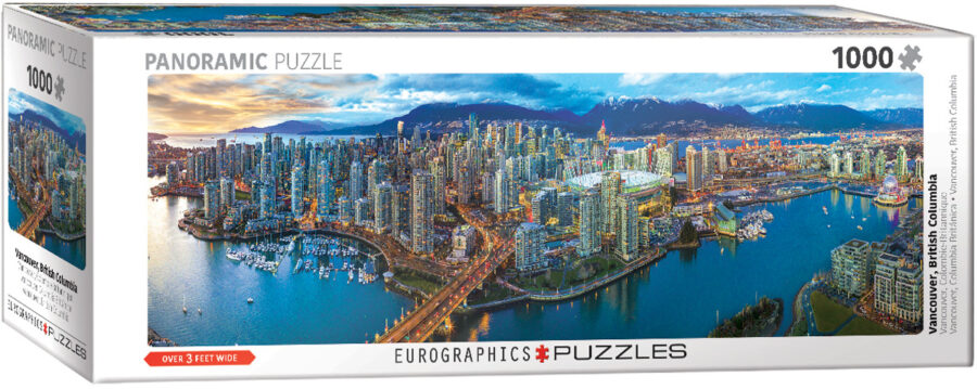 Vancouver, puzzle 1000 pièces panoramique Puzzles pour adultes casse tête Jigsaw puzzle jeu de société jouets