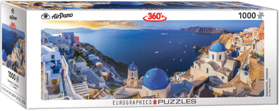 Santorin, Grèce, Puzzle 1000 pièces Puzzles pour adultes casse tête Jigsaw puzzle jeu de société puzzle jeu jouets