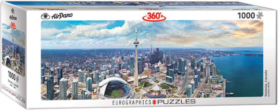 Toronto Canada, puzzle 1000 pièces panoramique Puzzles pour adultes casse tête Jigsaw puzzle jeu de société jouets