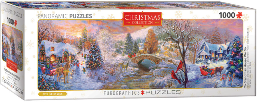 Nous allons à la maison de la grand-mère, Puzzle 1000 pièces Panoramique Puzzles pour adultes casse tête Jigsaw puzzle jeu de société puzzle jeu jouets