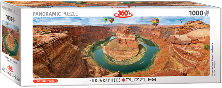 Horseshoe Bend, Arizona, Puzzle 1000 pièces Panoramique Puzzles pour adultes casse tête Jigsaw puzzle jeu de société puzzle jeu jouets