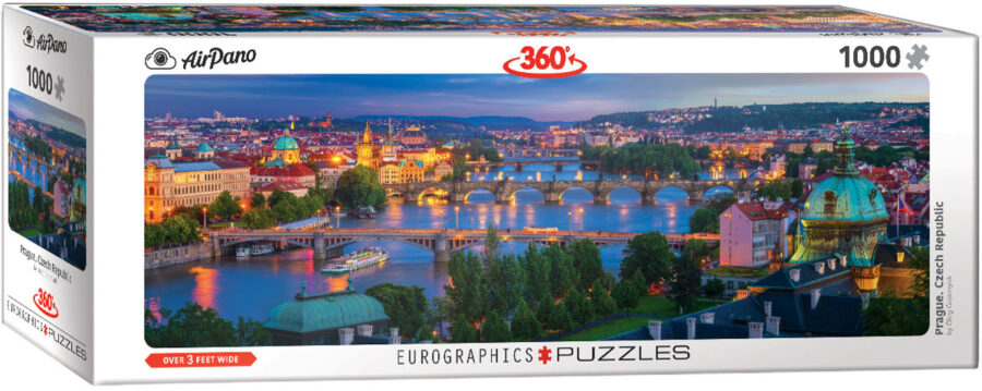 Prague, République Tchèque Puzzle 1000 pièces panoramique Puzzles pour adultes casse tête Jigsaw puzzle jeu de société puzzle jeu jouets