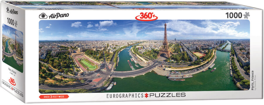 Paris, France, Puzzle 1000 pièces Panoramique Puzzles pour adultes casse tête Jigsaw puzzle jeu de société puzzle jeu jouets