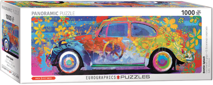 Coccinelle à gogo, puzzle 1000 pièces panoramique Puzzles pour adultes casse tête Jigsaw puzzle jeu de société puzzle jeu jouets