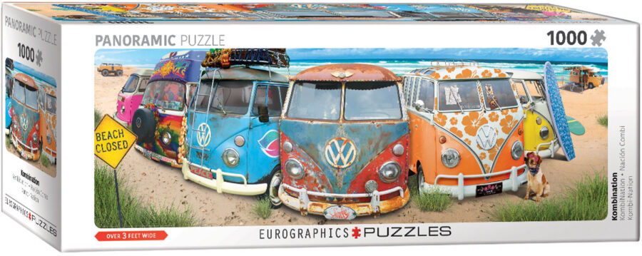 KombiNation, 1000 pièces panoramique Puzzles pour adultes casse tête Jigsaw puzzle jeu de société puzzle jeu jouets