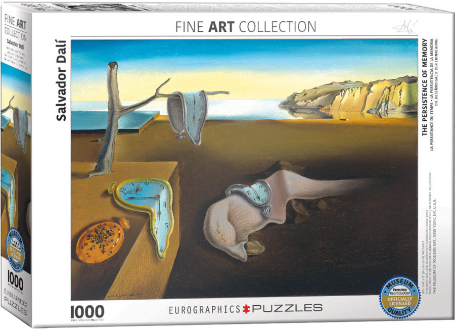 The Persistence of Memory, Puzzle 1000 pièces Puzzles pour adultes casse tête Jigsaw puzzle jeu de société puzzle jeu jouets