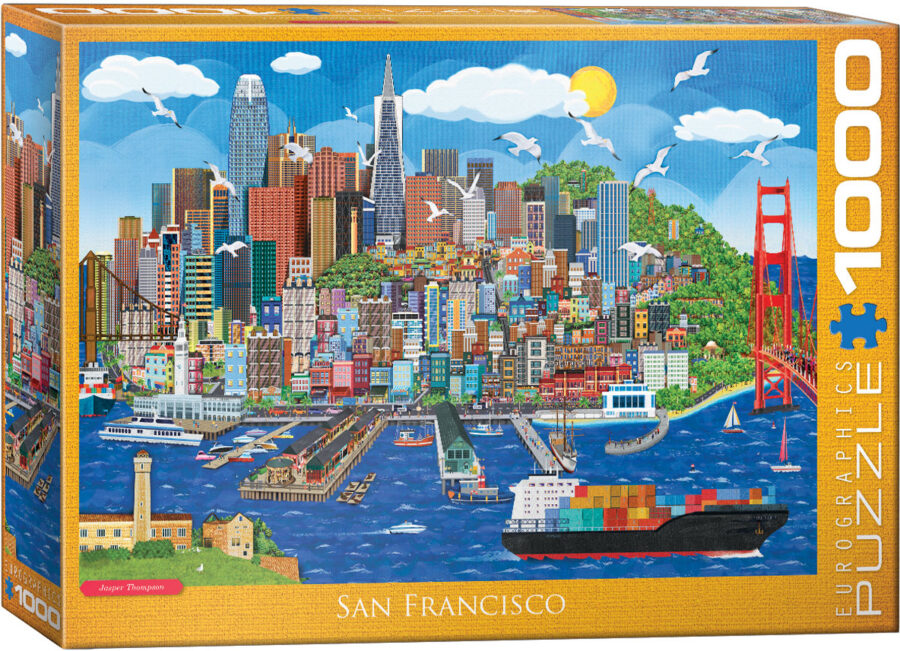 San FranciscoPuzzle 1000 pièces Puzzles pour adultes casse tête Jigsaw puzzle jeu de société puzzle jeu jouets