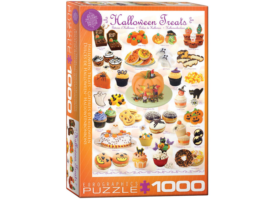 Halloween Treats, Puzzle 1000 pièces Puzzles pour adultes casse tête Jigsaw puzzle jeu de société puzzle jeu jouets