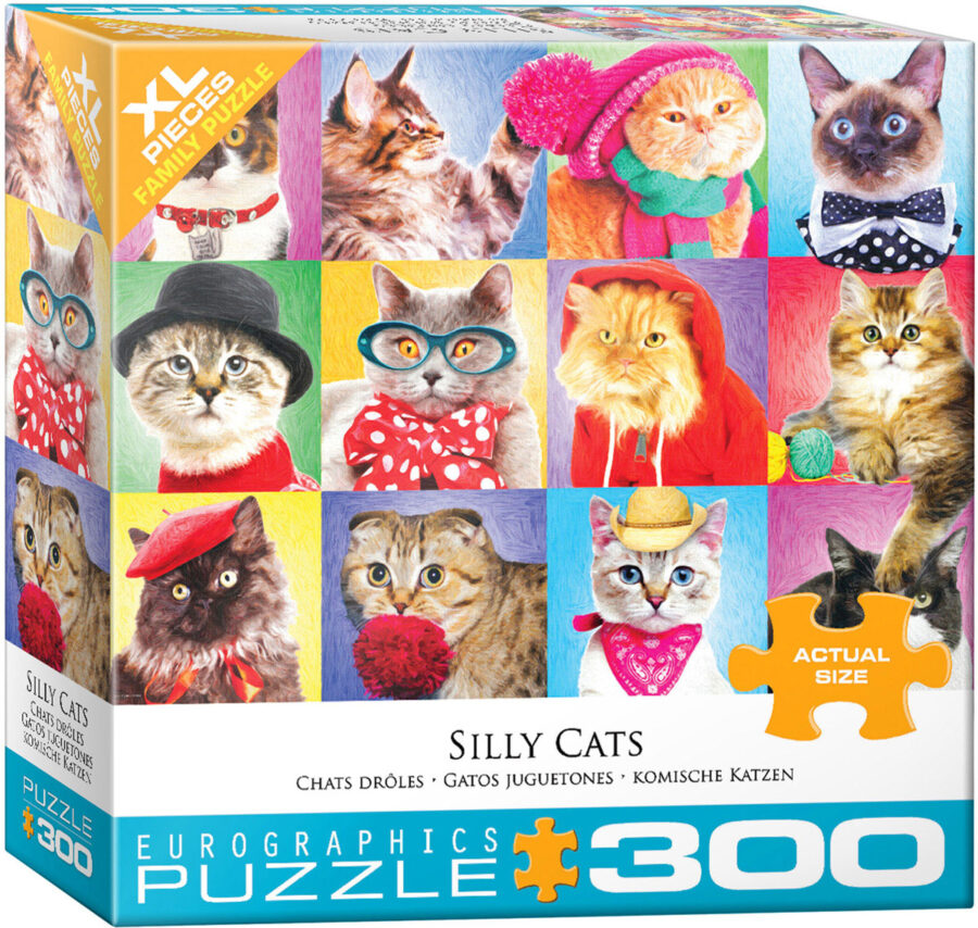 Chatons Dróles, Puzzle 1000 pièces Puzzles pour adultes casse tête Jigsaw puzzle jeu de société puzzle jeu jouets