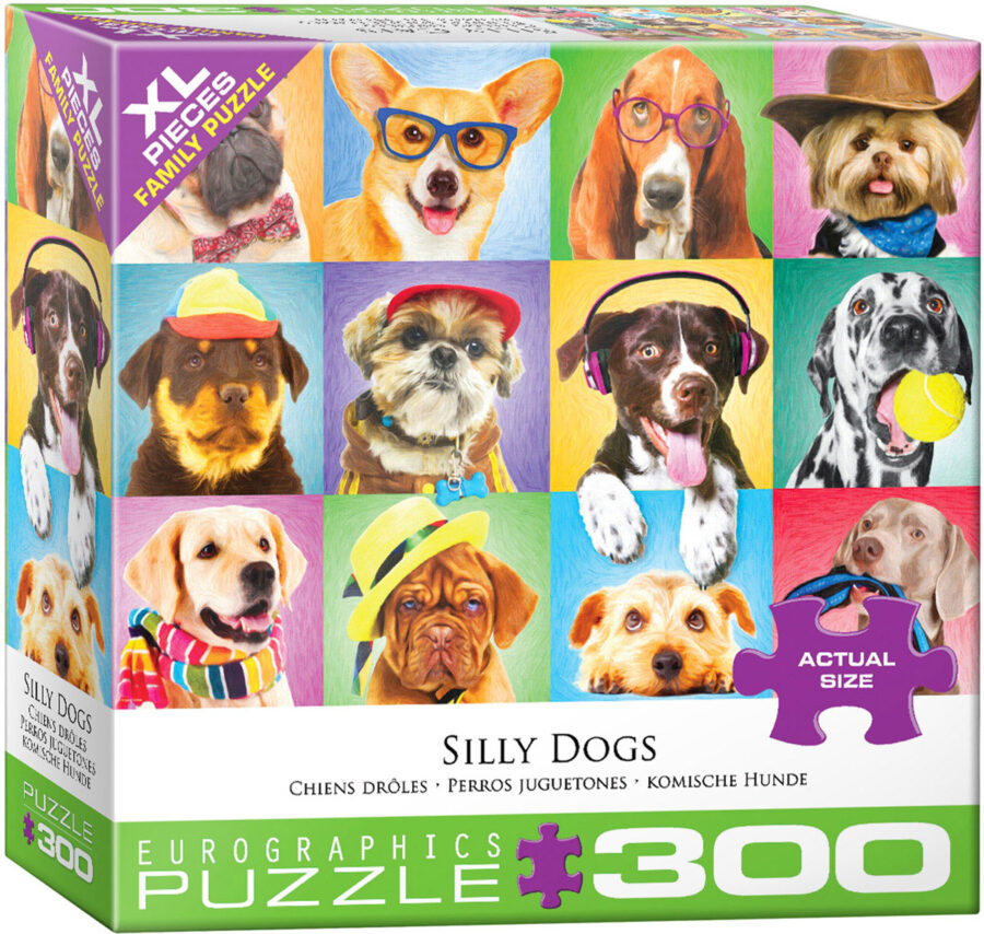 Chiens Dróles, Puzzle 1000 pièces Puzzles pour adultes casse tête Jigsaw puzzle jeu de société puzzle jeu jouets