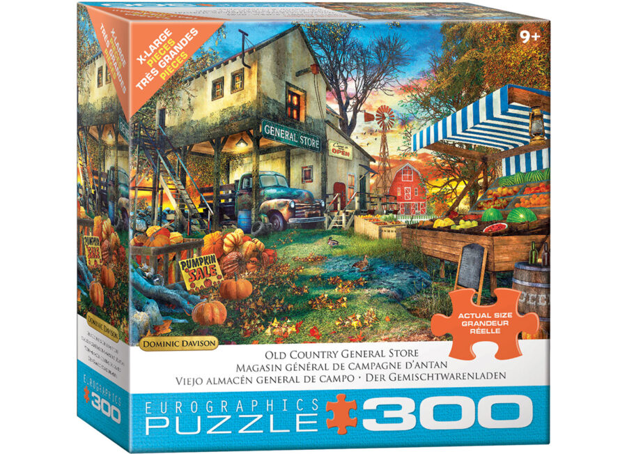 Old Country General Store halloween, Puzzle 1000 pièces Puzzles pour adultes casse tête Jigsaw puzzle jeu de société puzzle jeu jouets.