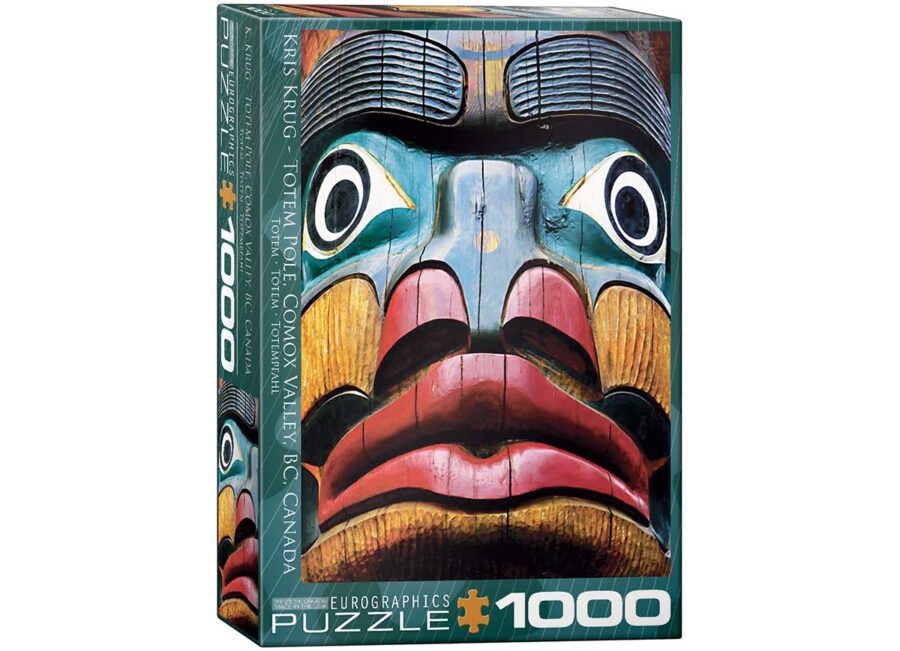 Totem Pole Comox Valley BC, Puzzle 1000 pièces Puzzles pour adultes casse tête Jigsaw puzzle jeu de société puzzle jeu jouets