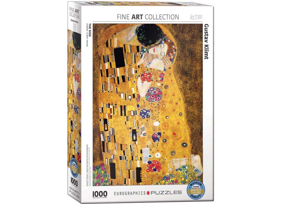 The Kiss, Puzzle 1000 pièces Puzzles pour adultes casse tête Jigsaw puzzle jeu de société puzzle jeu jouets